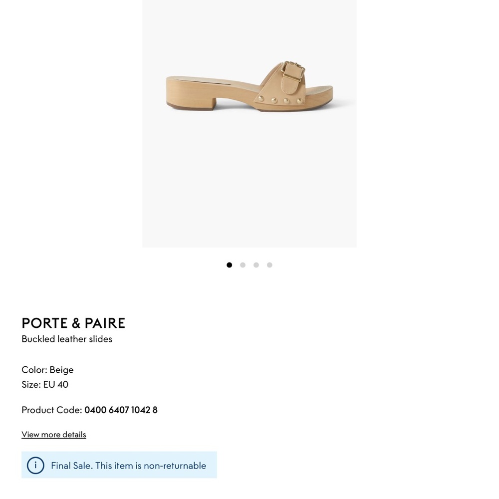 Tan Minimalist Mules with Platform Sole